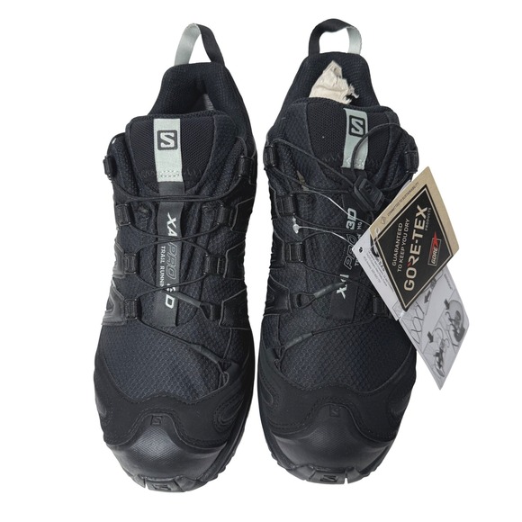Salomon Trail Running Shoes XA Pro 3D GTX Womens 8.5 Gore-Tex Black Waterproof - Picture 5 of 9